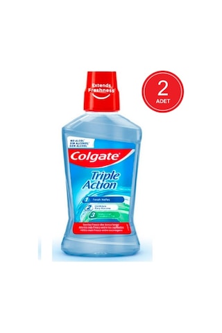 Colgate Üçlü Etki Ağız Bakım Suyu 2 x 500 ML