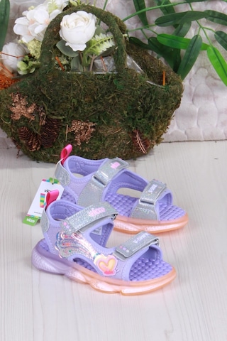 Vicco 332.p25y.254 Lila Can Anatomik Işıklı Kız Çocuk Sandalet Lila