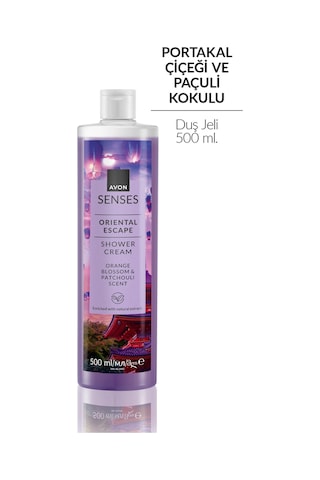 Senses Oriental Escape Portakal Çiçeği Ve Paçuli Kokulu Duş Jeli 500ml Fresh
