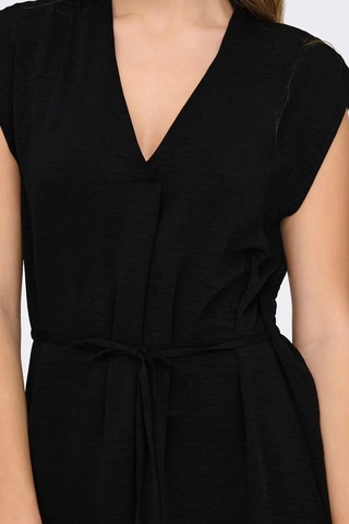 Jdy Kadın Jdydıvya Belden Bağlamalı Midi Elbise 15350728 Siyah Siyah