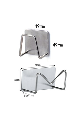 Sones 304 Paslanmaz Çelik Sünger Rafı Lavabo Drenaj Rafı, Renk: 201 Gerçek Renk