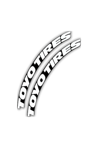 Toyo Tires & Proxes Otomobil Motosiklet 3d Araç Lastik Jant Yazı