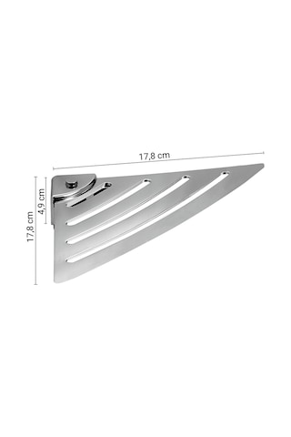 Essential Duş Malzemelik, Köşe, 17.8xh4.9 Cm - Krom Krom