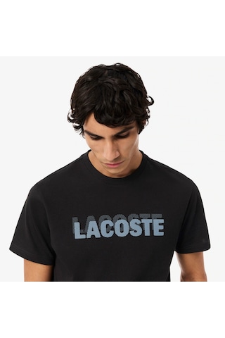 Lacoste Th0217-463 Erkek Tişört Siyah