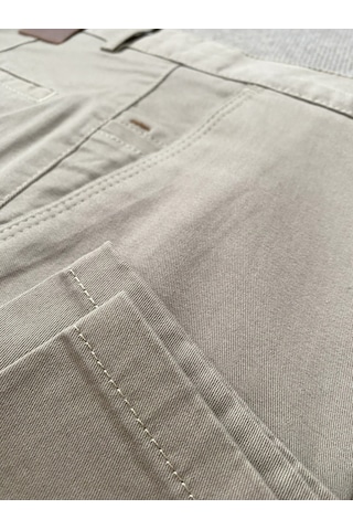 Gruva Erkek Regular Fit Normal Kesim Likralı Esnek Rahat Mevsimlik Gabardin Keten Pantolon Vizon