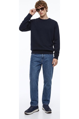 Limon Lacivert Erkek Relaxed Sweatshirt L6wm-swt9518