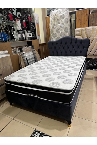 Bir Buçuk Kişilik Baza Başlık Yatak 120 x 200