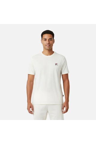 Ekru Fila Erkek T-shirt Biella Short Sleeve Fam1103.10010 Ekru