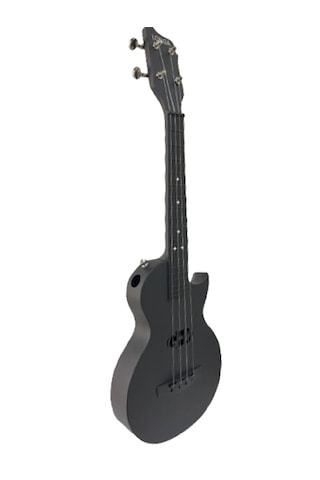 Carbon Fiber Ukulele Tam Profesyonel Ful Set Mat Siyah