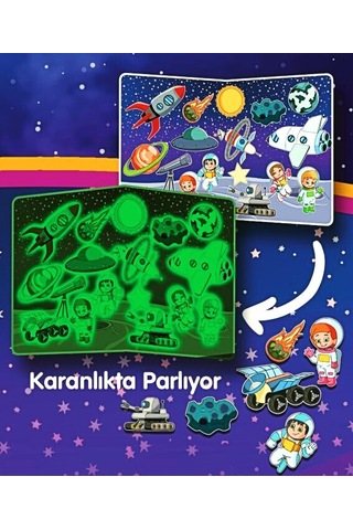 Todizoo Space World Manyetik Hikaye Oluşturma