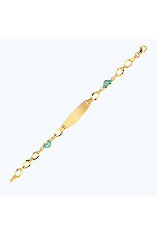 Altınbaş 22 Ayar Altın Çocuk Araba Künye Bjrbl0028-25925 Renkli