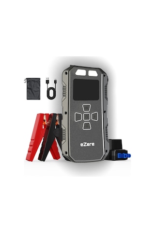 Ezere 4 İn1 8000mah Lastik Sisirme Pompası Ve Starter Akü Takviye Seti