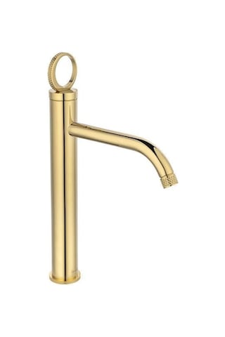 Yüksek Lavabo Bataryası Altın Fk-4022 Altın