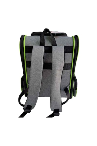 Pet Pretty Süperior Kedi Ve Köpek İçin Fleli Sırt Çantası Gri