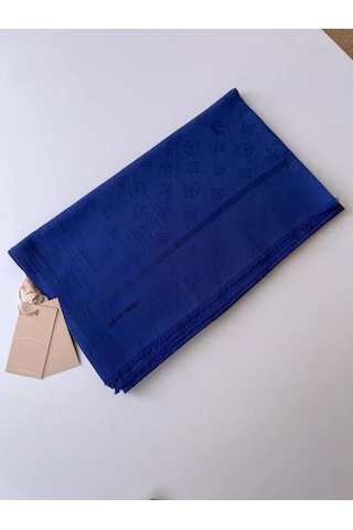 Saks Mavi Pierre Cardin Cotton Şal Saks Mavisi