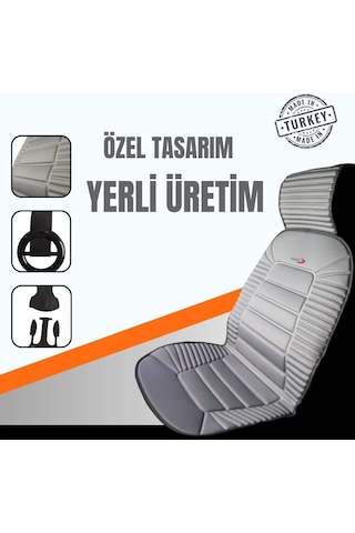 Space Oto Koltuk Minderi, Fiat Araçlarla Uyumlu 2'li Set Özel Tasarım Minder Premium 001