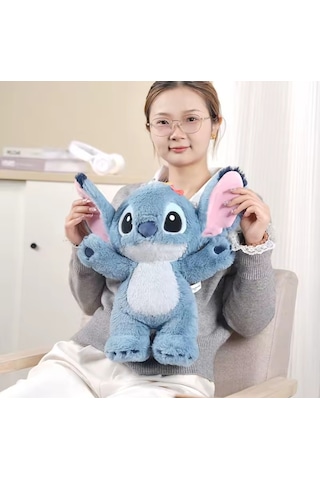 Stitch Peluş Oyuncak 35cm Yeni Stil Ayakta Duran Stich Peluş Oyuncak Angel Lilo Çok Renkli