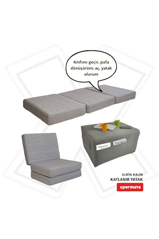 Xpermate Ultra Kalın Katlanır Sünger Yer Yatağı