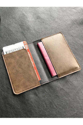 Vip Gift Voyager Pasaport Kılıfı Minimalist Vegan Suni Deri Pasaportluk Ka Lacivert