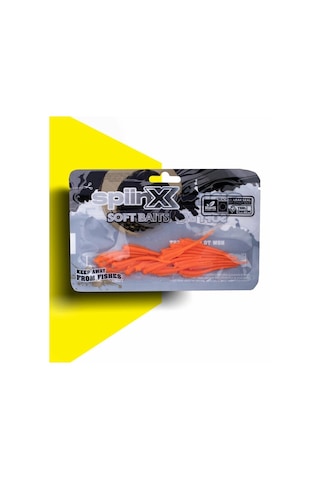 Spıınx Sandworm Lrf Silikon 6cm 18p Uv Orange