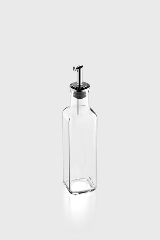 Renga Voca 250 Ml Metal Kapaklı Tıpalı Cam Yağlık 151006 Gümüş