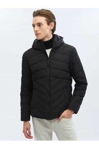 Siyah Dokuma Mont 398191 Siyah