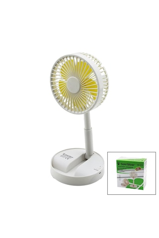 Masa Üstü Vantilatör Usb Şarjıl Katlanır Fan 13.6cm - Uzayan Ayak 11-16cm 180 Derece Telefonluklu Gs-275 5492