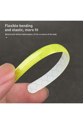 Kırmızı Evrensel Araba Yansıtıcı Bant Uyarı Işareti Yansıtıcı Açık Uyarı Şerit Aksesuarları Bmw Için Dış Araba Kapı Çıkartmalar