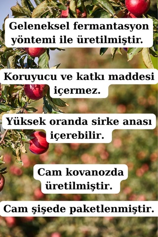 Elma Sirkesi 250 Ml- Doğal Fermantasyon Elma Sirkesi Geleneksel