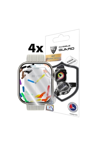 Watch 9 Hk 9 Pro Plus İle Uyumlu Ipg Hydrogel Ekran Koruyucu 4 Adet