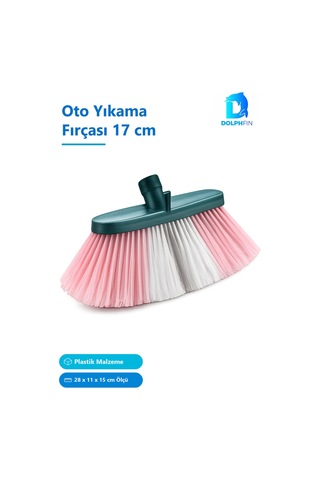 Oto Yıkama Fırçası 17 Cm Çok Renkli Plastik