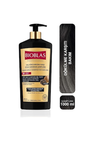 Bioblas Saç Dökülmesine Karşı Siyah Sarımsak Şampuanı 1.000 Ml Saç Dökülmesine Karşı Güçlendirici Formül