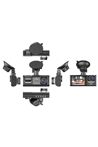 Katjmer Roadis Wifi Full Hd 3 Kameralı Araç Içi Güvenlik Kamerası