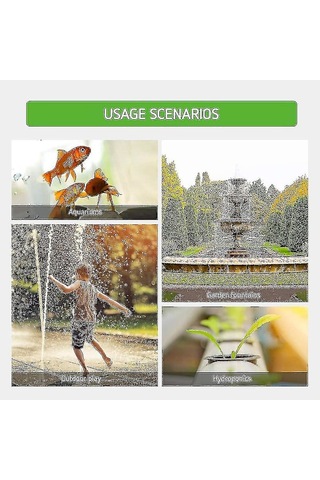 Nedsänkbar Pump, Vattenpump Med Fontänpump Med 5 Fot Ström - Storlek 10w