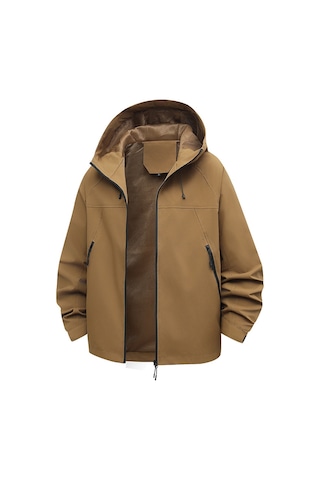 Kadın Seyahat Ceketi Karamel Karamel