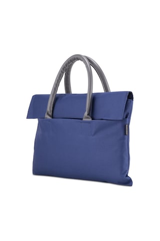 Classone Byn-el001 Wtxpro Su Geçirmez Kumaş 13-14 İnch Bayan Laptop, Notebook, Apple Uyumlu MacBook Air El Çantası- Tote Bag - Lacivert
