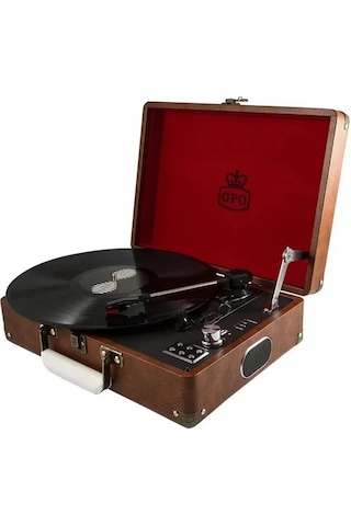 Gpo Attache Case Vintage Retro Pikap Kahverengi