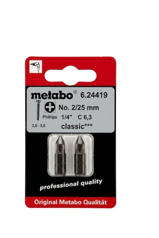 Metabo 24419 Ph 2x25 Bits Uç 2 Adet