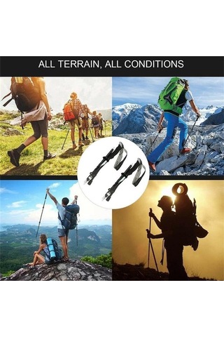 Novahub 250g Ultralight Mavi Teleskopik Kuzey Yürüyüş Batonu, Alüminyum Alaşım, Yürüyüş Ve Kamp İçin İdeal Mavi