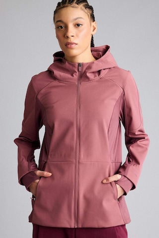 Defacto Su İtici Slım Fıt Kapüşonlu Fermuarlı Softshell Mont G0237ax26spbr252 Bordo-br252