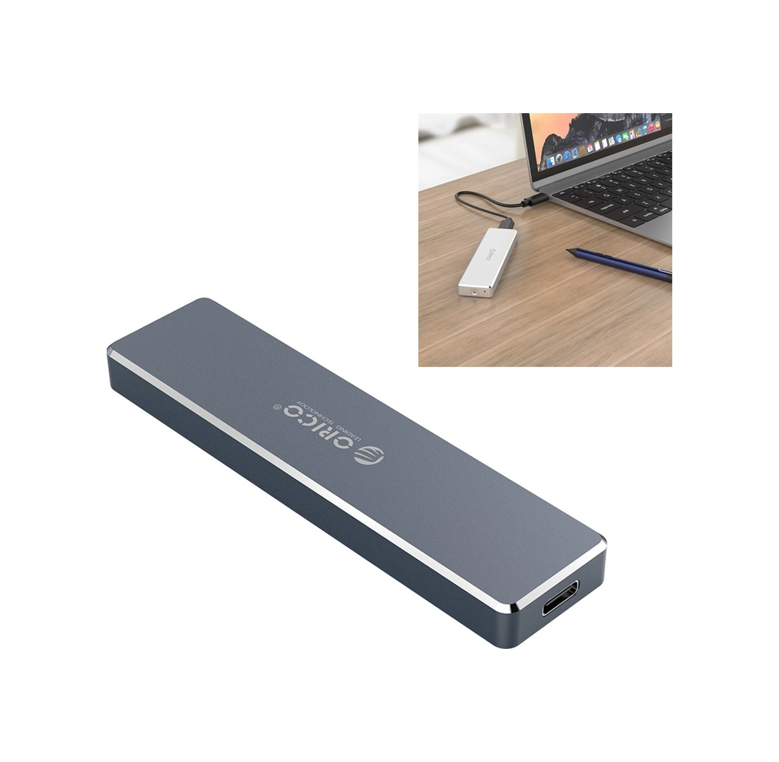 Sones Orıco Pcm2-c3 M.2 M-key To Usb 3.1 Gen2 Usb-c / Type-c Push-top Katı Hal Sürücü Muhafazası, Maksimum Destek Kapasitesi: 2 Tb