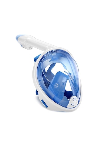 Full Face Snorkel Tam Yüz Dalış Maskesi Maske Set S-M Bermuda - 7 Çok Renkli