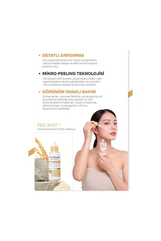 Aydınlatıcı & Leke Karşıtı Pirinç Özlü Peeling Serum Peel Shot 80ml
