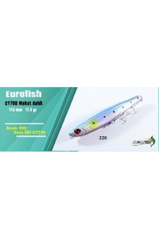 Eurofish Aragon CY708 Maket Balık 115 mm 17.4 gr