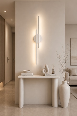 Aden Modern Led Duvar Apliği Günışığı Beyaz