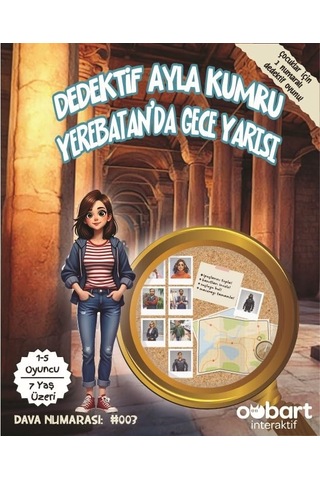 Oobart Dedektif Ayla Kumru Yerebatan'da Gece Yarısı, Çocuklar İçin Eğlenceli Dedektiflik Oyunu