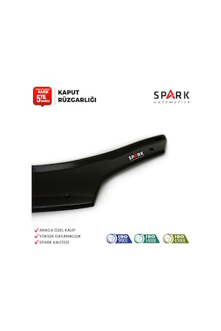 Citroen Berlingo 2004-2009 Yılı Arası Uyumlu Kaput Rüzgarlığı 3mm