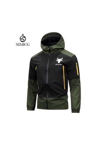 Erkek Outdoor Spor Günlük Rüzgar Geçirmez Ceket Yeşil