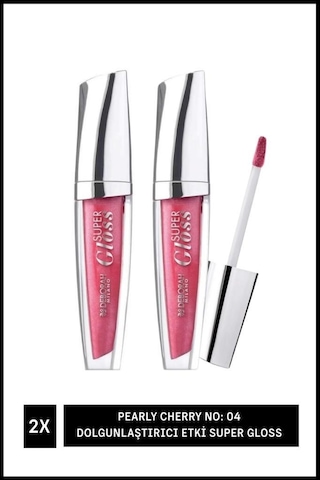 Deborah Milano Pearly Cherry No: 04 Dolgunlaştırıcı Etki Super Glossx2 0