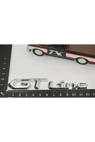 Dk Tuning Gt Line Bagaj Krom Metal Yazı Logo Arma Peugeot İle Uyumlu Bagaj Arma